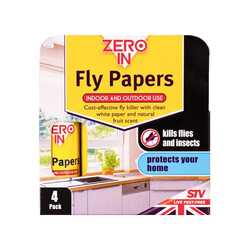 Fly Papers - 4 Pack